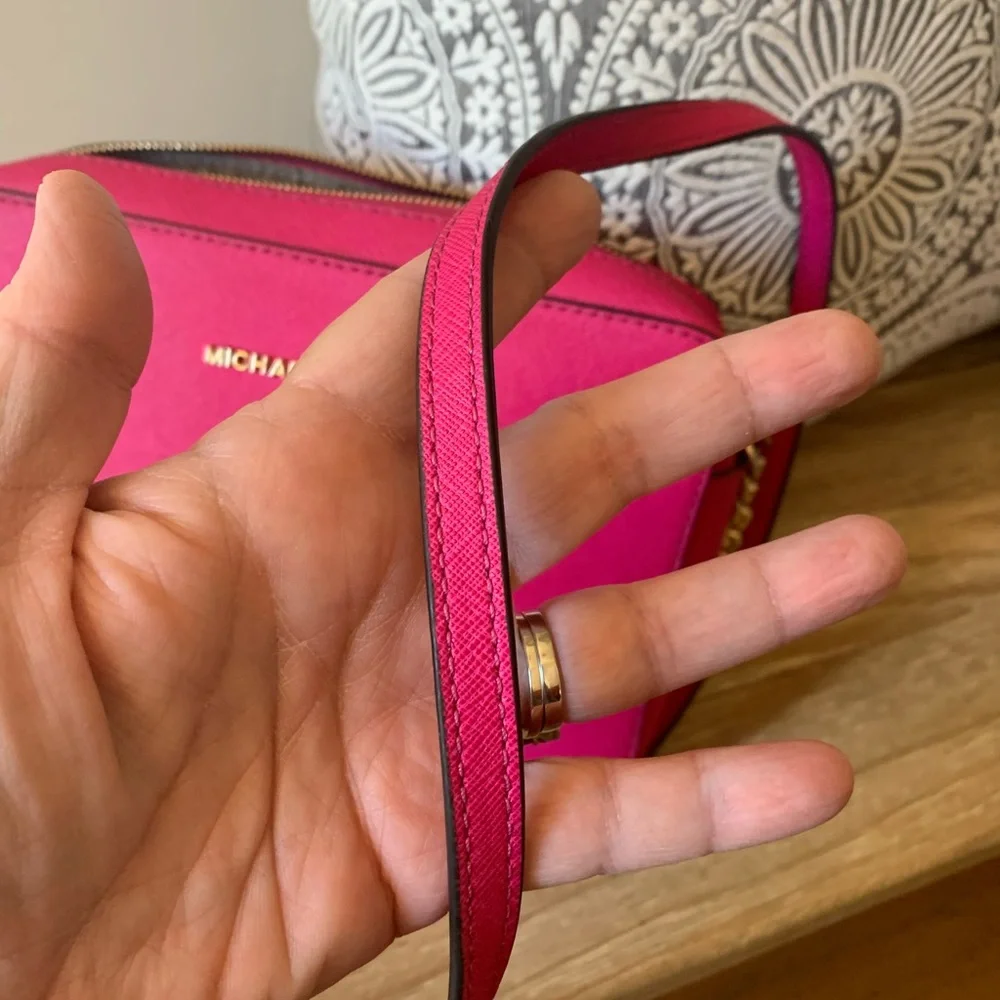 MICHAEL Michael Kors Fuchsia Crossbody Bag - Picture 6 of 8